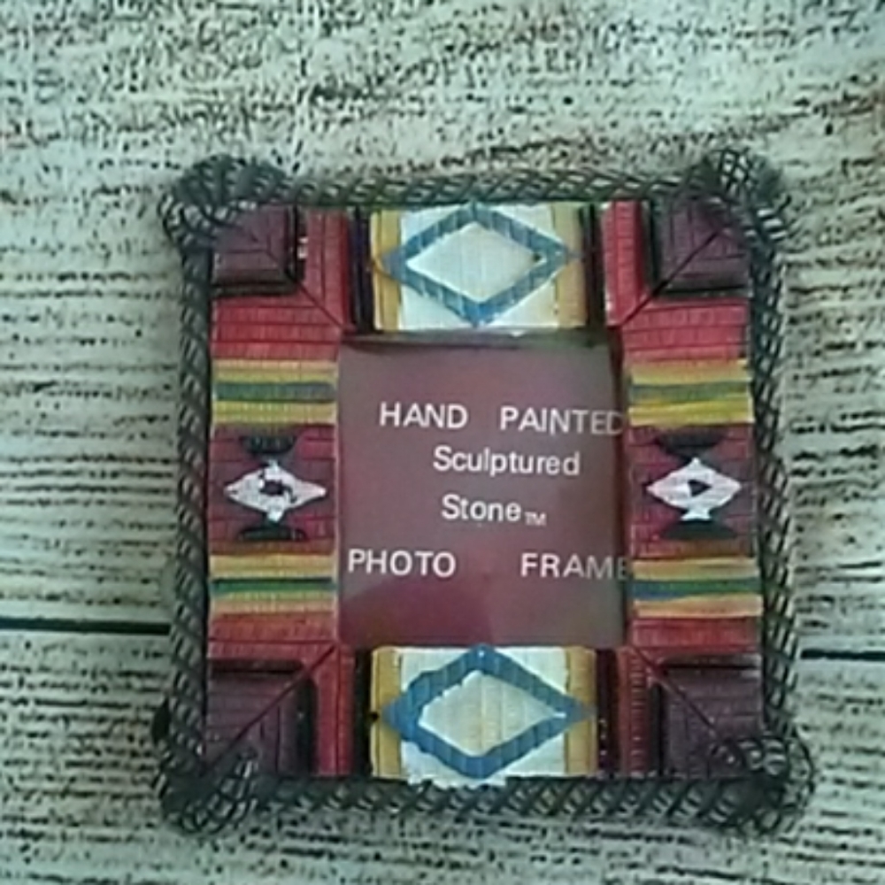 New Small Native Aztec Photo Frame.